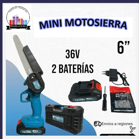 Moto Sierra Smart Mini Portatil + 2 Baterías 24V